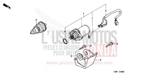 MOTEUR DE DEMARRAGE PK50MP de 1993